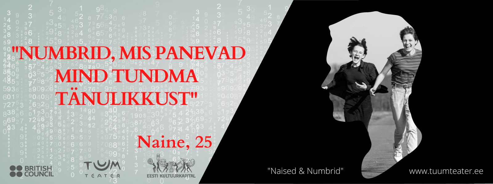 Naised & Numbrid, kogukonnateatri projekt naistele; TUUM Teater, rakendusteater, kogukonnateater, teater kogukonnaga, lihtsad inimesed laval, lugude jutustamise etendus